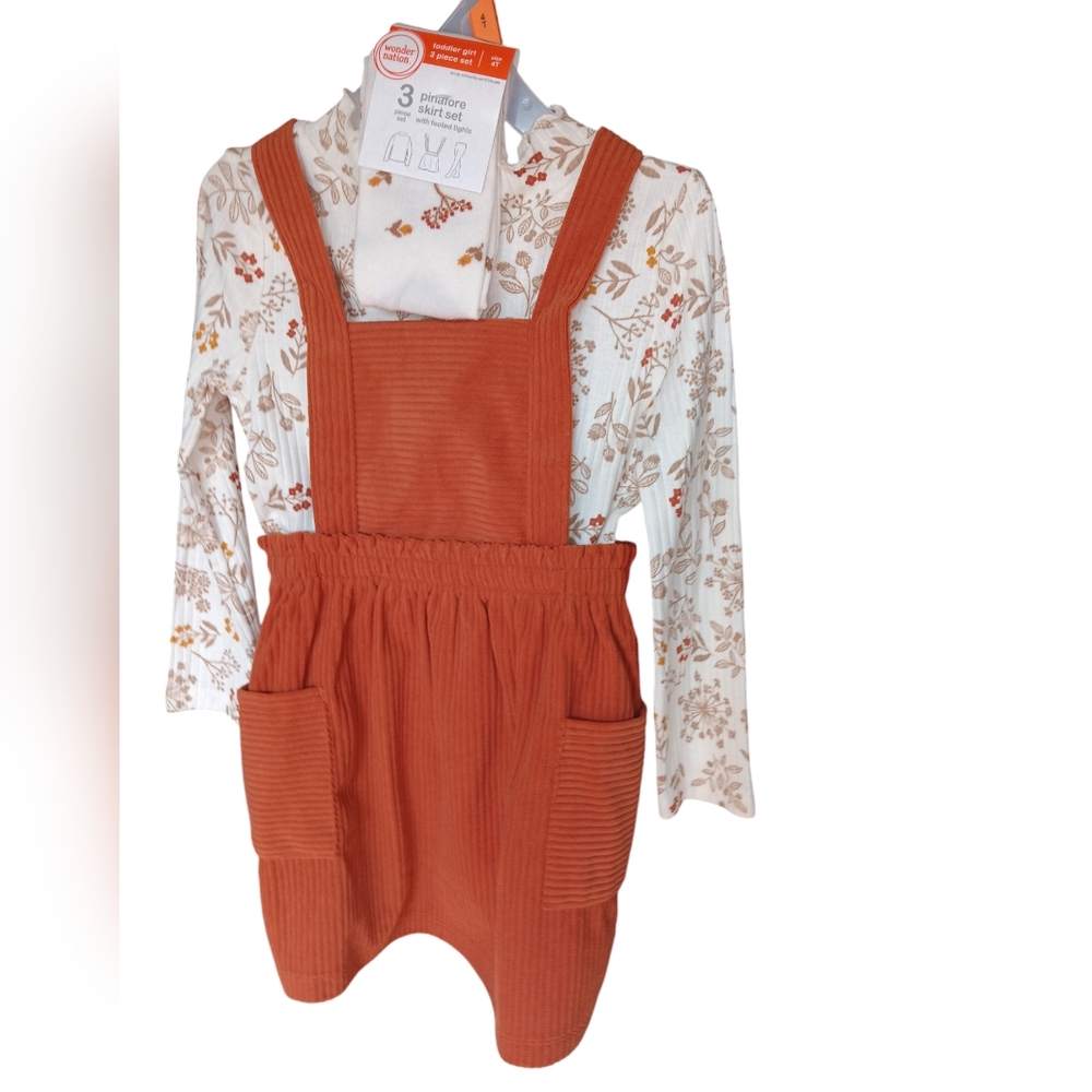 Wonder Nation skirt, shirt, & tights - 4T